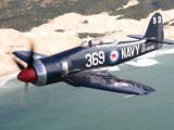 Stu Davidson's Sea Fury near Port Alfred