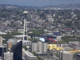 USA_92 - The Space Needle from the observation deck of Columbia Centre Seattle